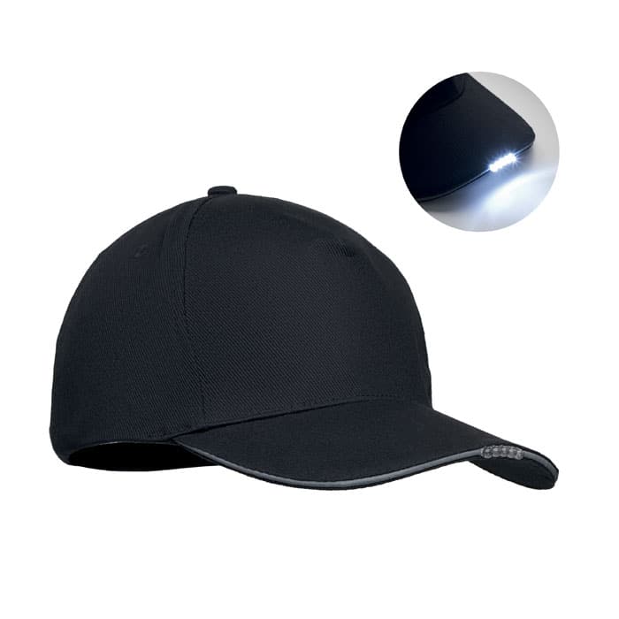 LUZCAP – Casquette en coton LED à 5 pans