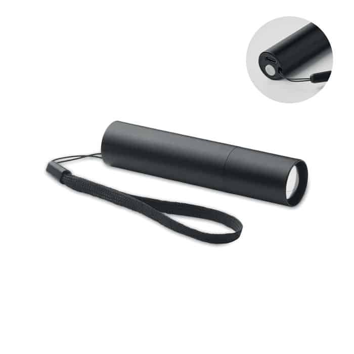 ALUMINATE – Lampe rechargeable en alu.