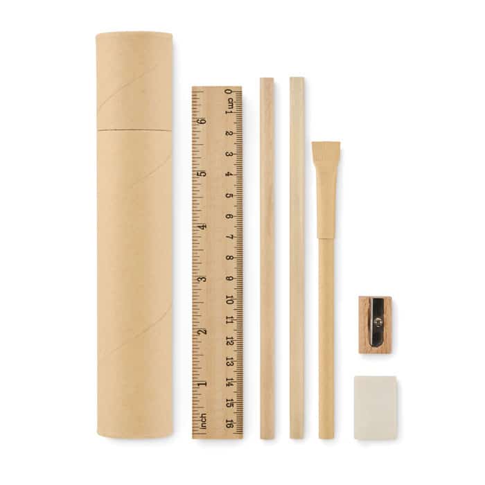 MEJU – Set d&rsquo;écriture tube en papier