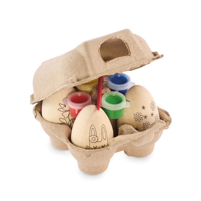 EISET – Set de peinture d&rsquo;oeufs en bois