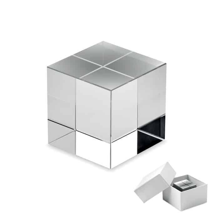 KUBEWARD – Trophée en verre Cube