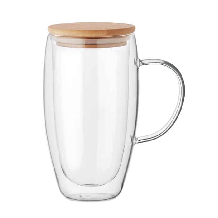 TEROL – Mug en verre double paroi 450ml