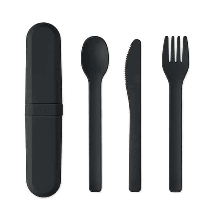 BITEFUL – Set de couverts et étui en PLA