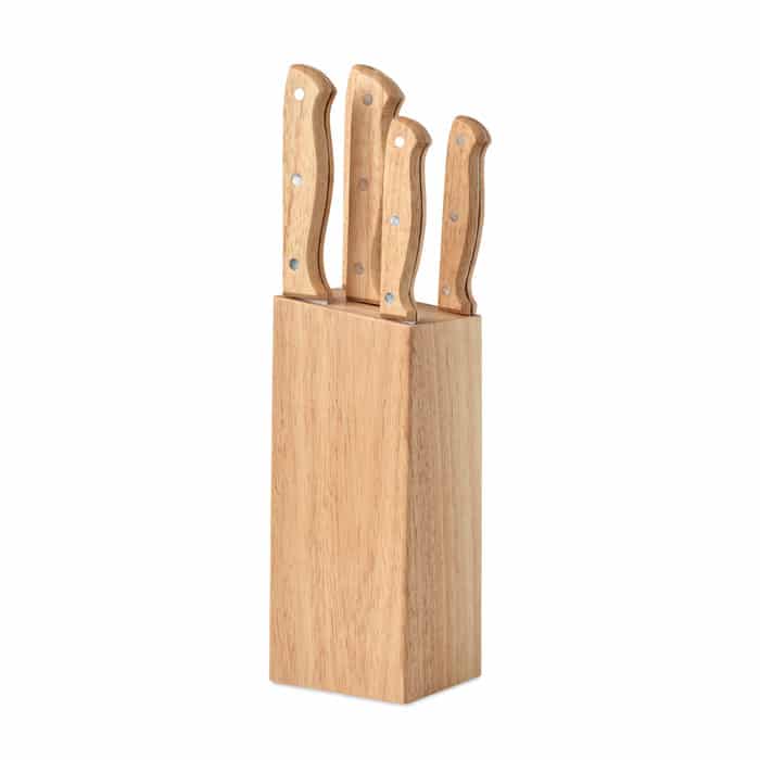 GOURMET – Set de 5 couteaux dans socle