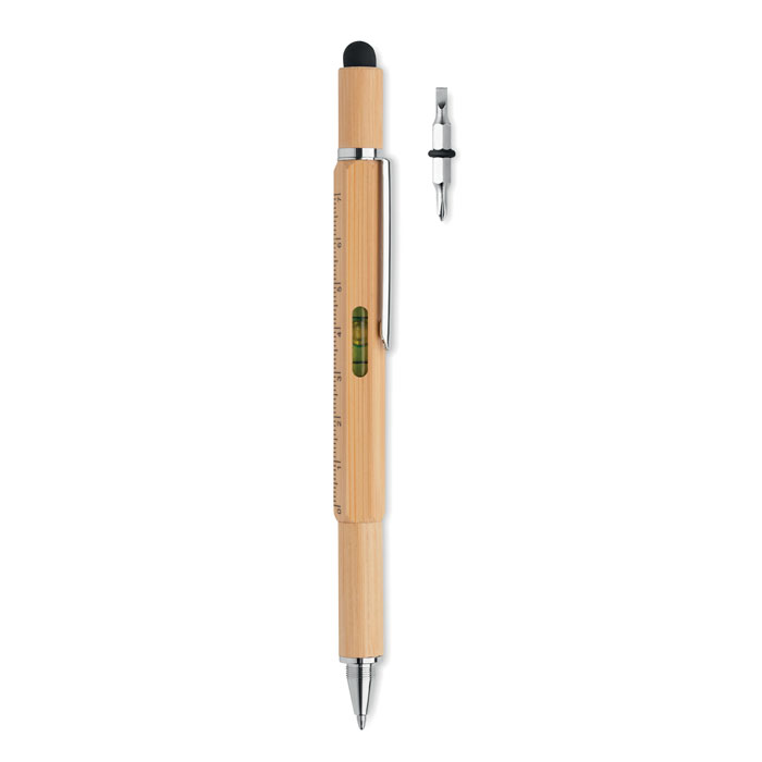 TOOLBAM – Stylo niveau à bulle en bambou