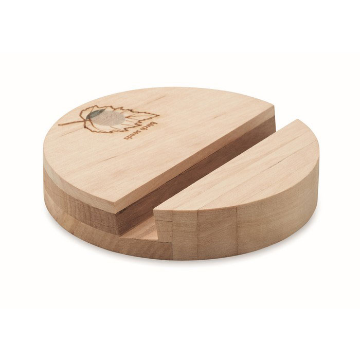 GROW ROUND STAND – Support de téléphone en bouleau