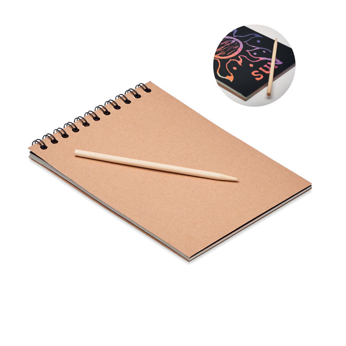 BLACK – Carnet de papier à gratter
