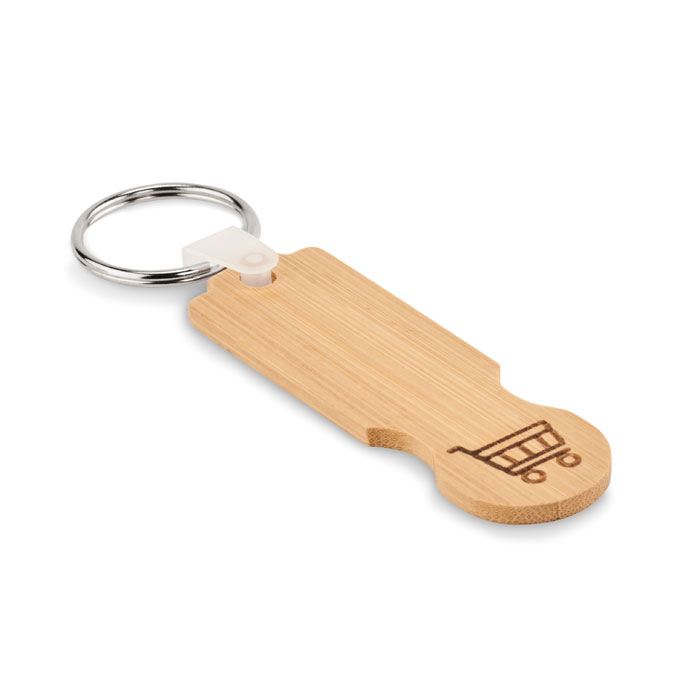 COMPRAS – Porte-clés jeton en bambou