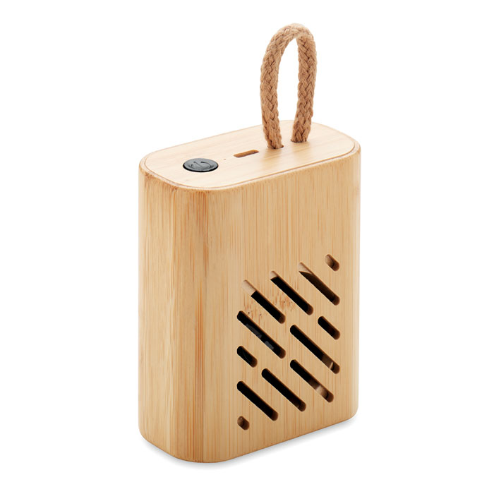 REY – Haut-parleur sans fil bambou 3W