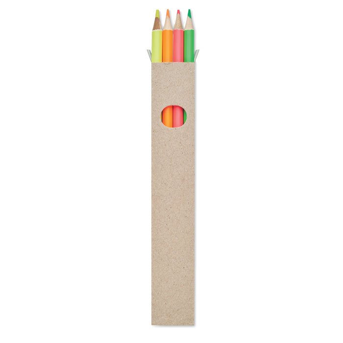 BOWY – 4 crayons surligneurs dans une