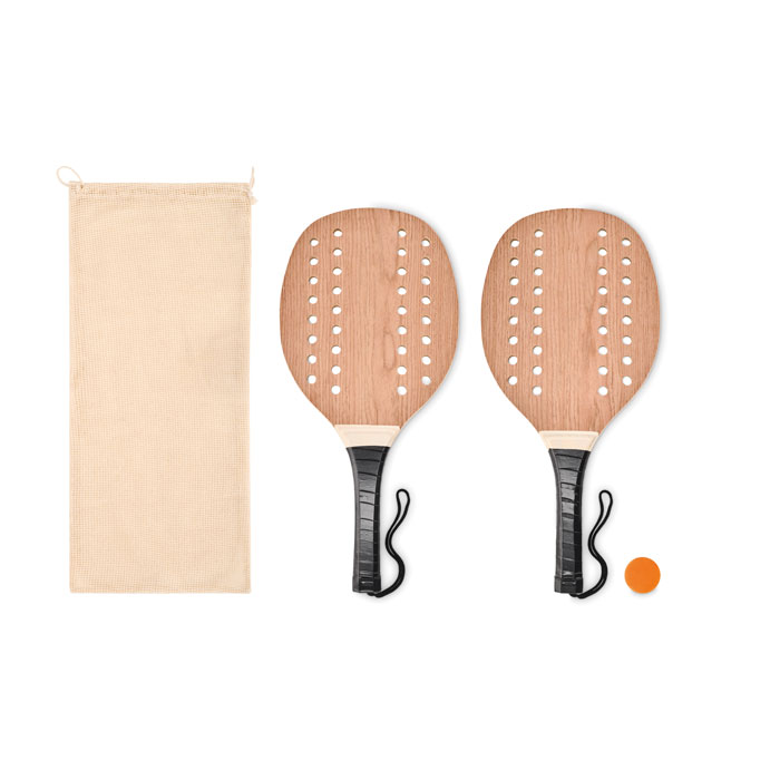 PALAS – Set beach tennis en bois de ros