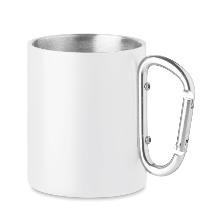 AROM – Mug en métal anse mousqueton