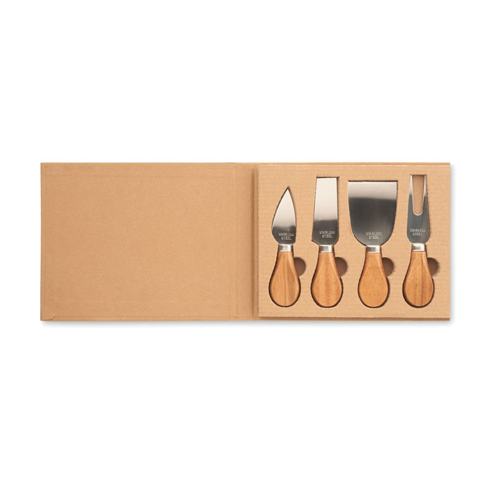 QUATTRO – Set of 4 cheese knives