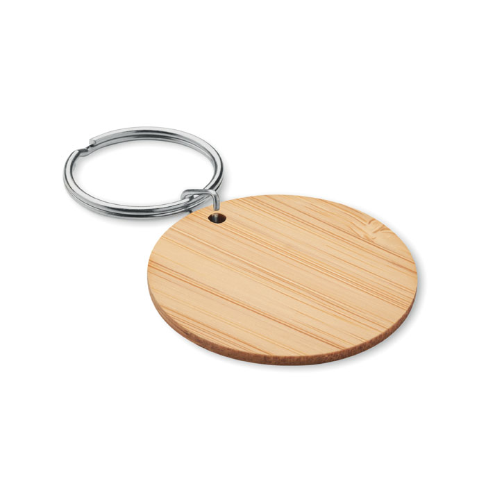 ROUNDBOO – Porte-clés rond en bambou
