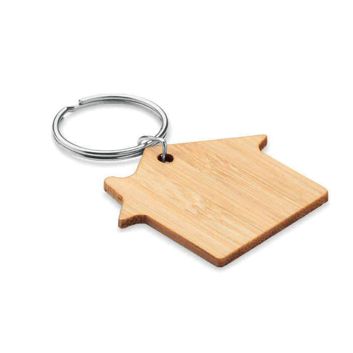 HOUSEBOO – Porte-clés maison bambou