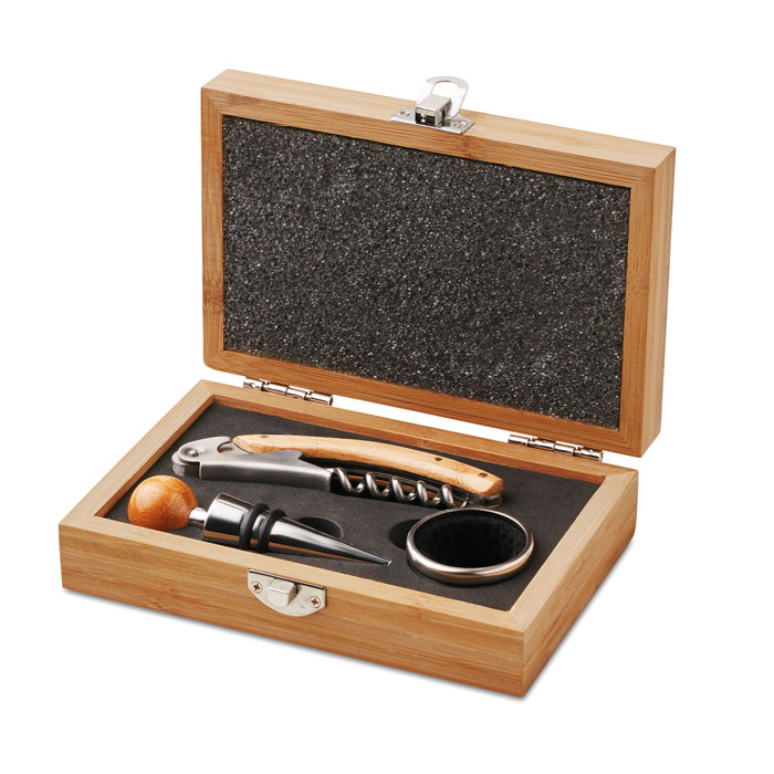 SONOMA – Coffret de sommelier en bambou