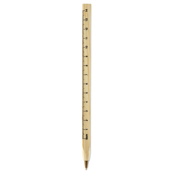 WOODAVE – Stylo bille – règle en bois