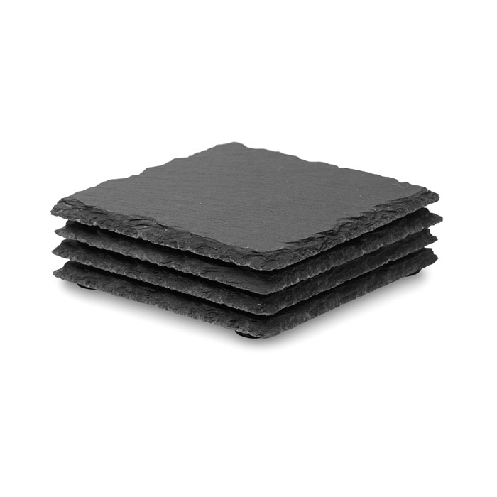 SLATE4 – Sous-verres en ardoise