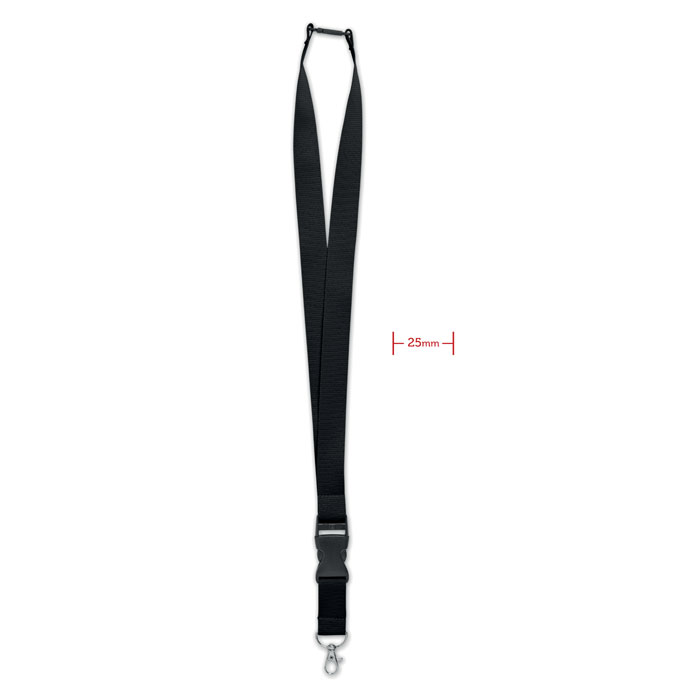 WIDE LANY – Lanyard crochet métal 25mm