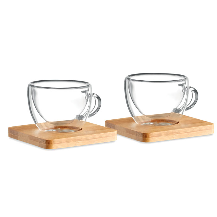 BELIZE – 2 verres expresso double paroi