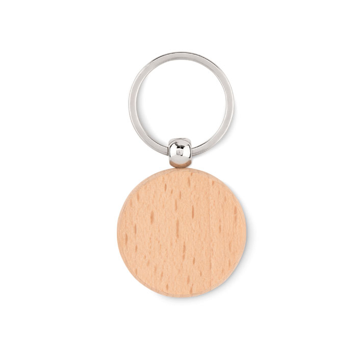TOTY WOOD – Porte-clés rond en bois