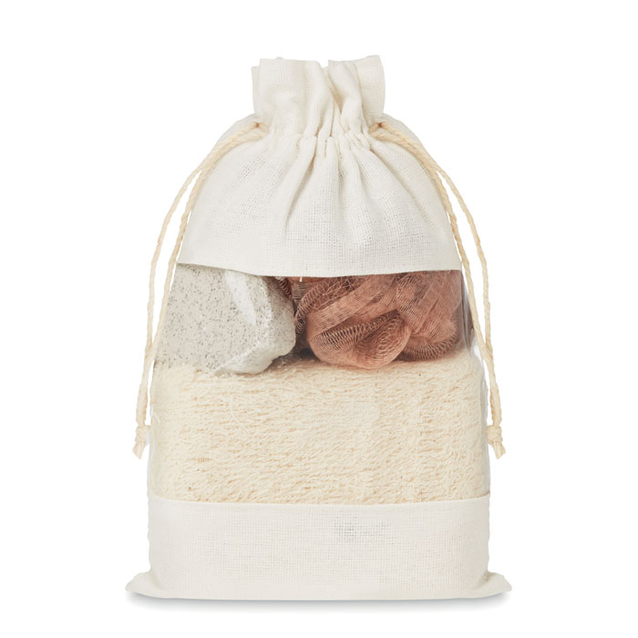 CUIDA SET – Set de bain pochette coton