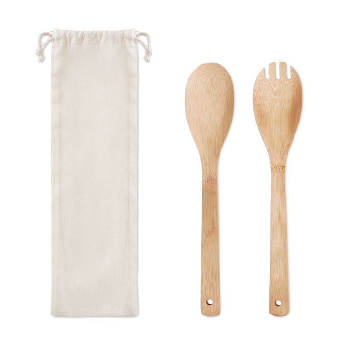 MAYEN SET – Couverts à salade en bambou
