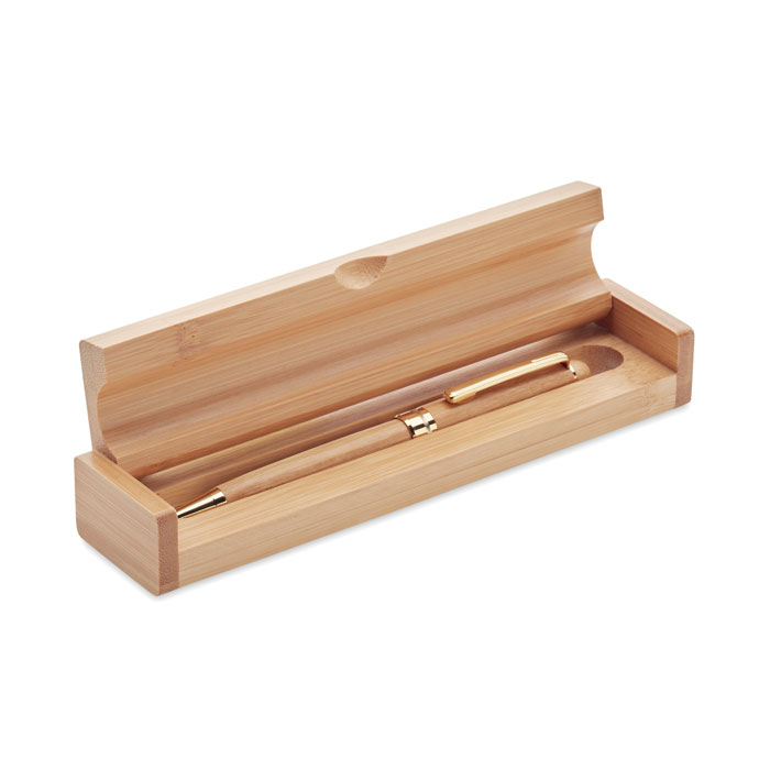 ETNA – Stylo bille coffret bambou