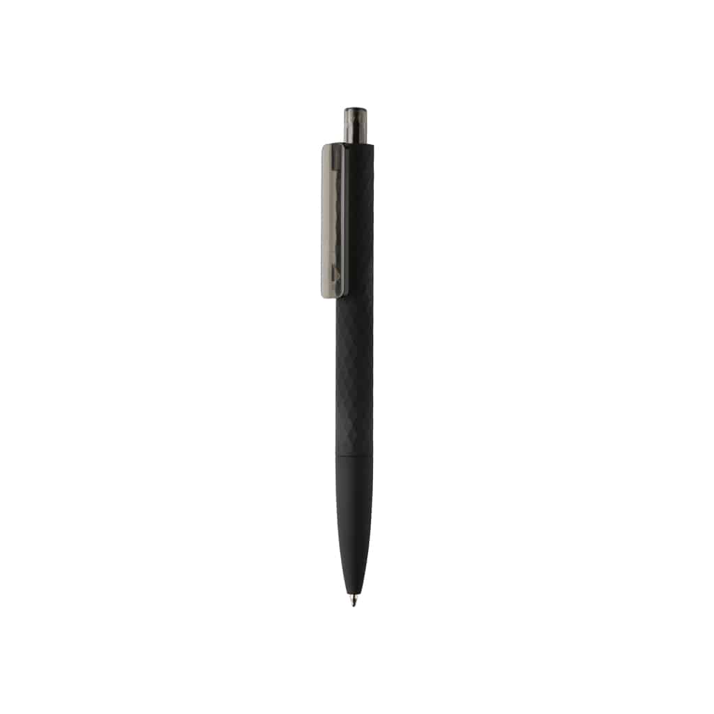 Stylo X3 finition gomme noire en ABS recyclé RCS