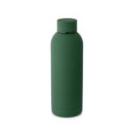Bouteille isotherme verte au design minimaliste