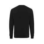Sweat-shirt noir à manches longues vu de dos