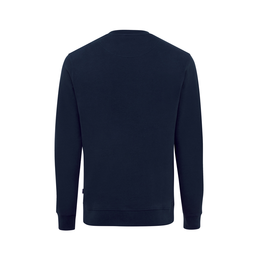 Sweat-shirt bleu marine à manches longues