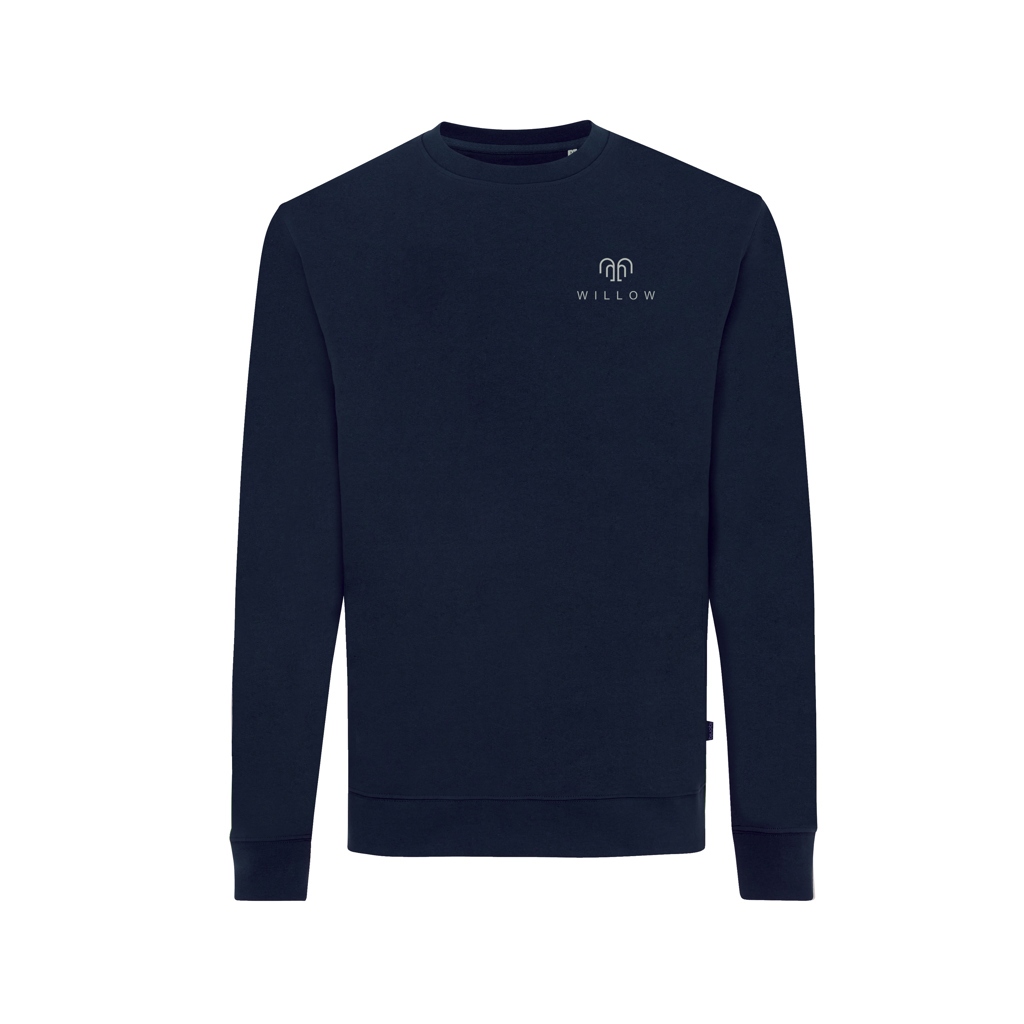 Sweat-shirt noir à col rond Willow