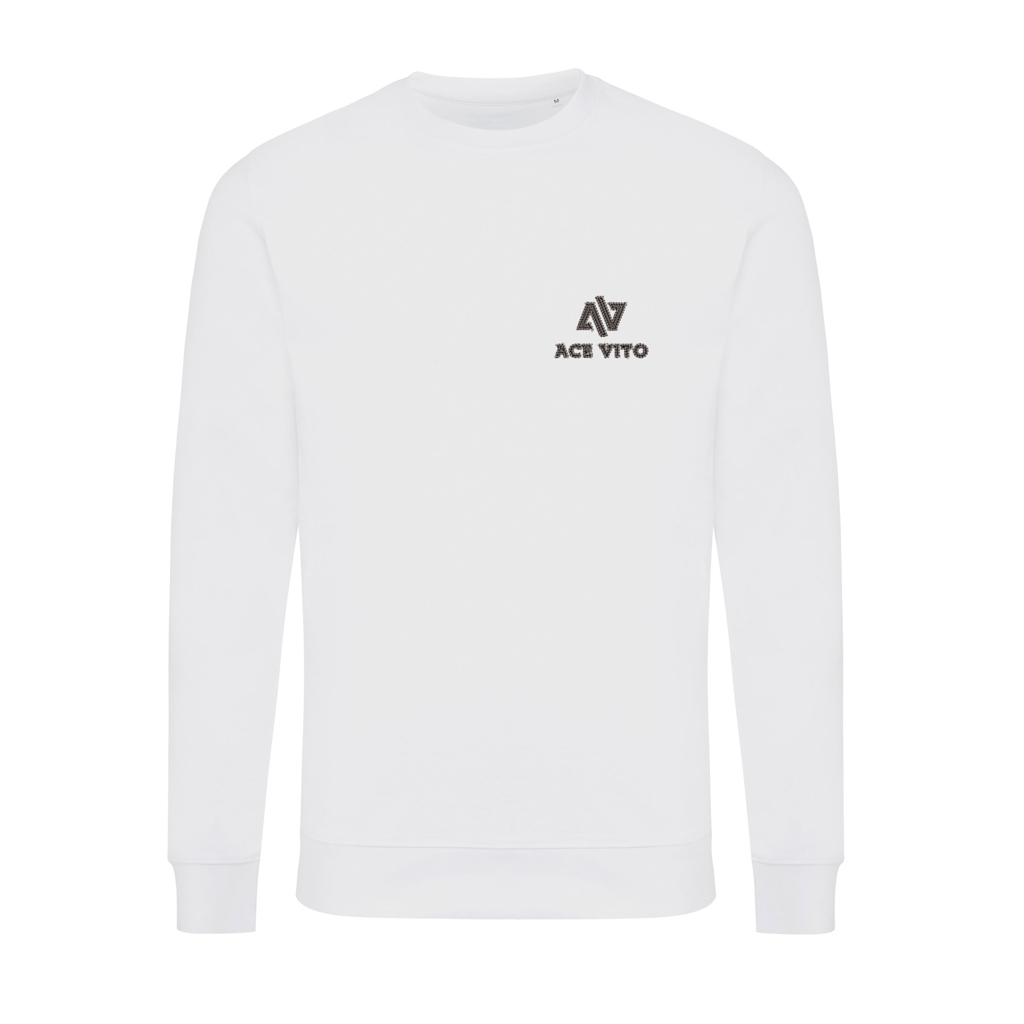 Sweat-shirt blanc logo Ace Vito
