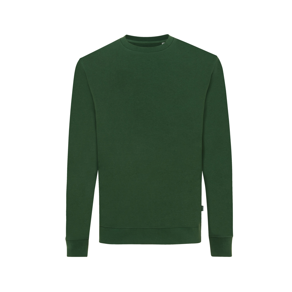 Sweat-shirt vert à manches longues unisexe