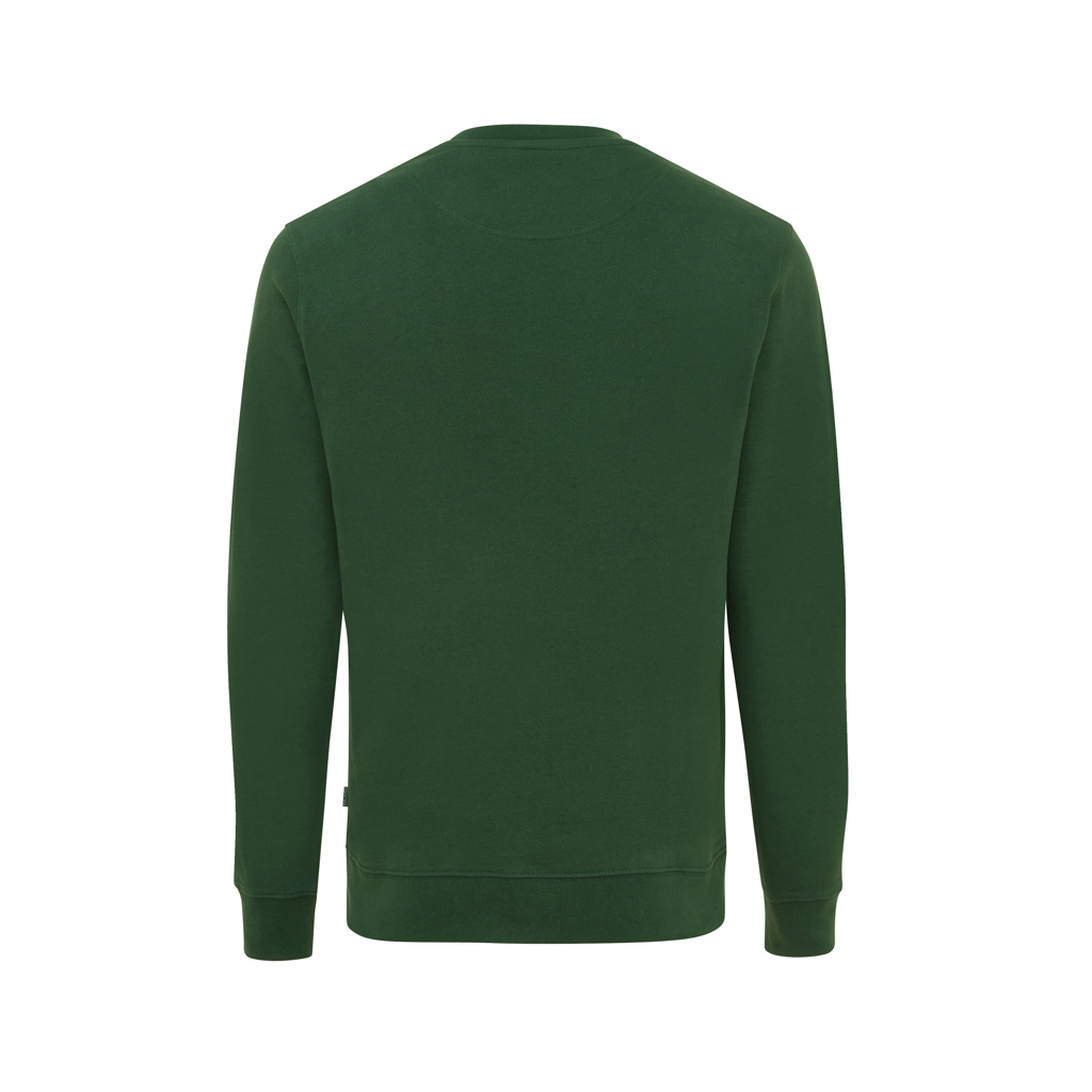 Sweat-shirt vert à manches longues vu de dos