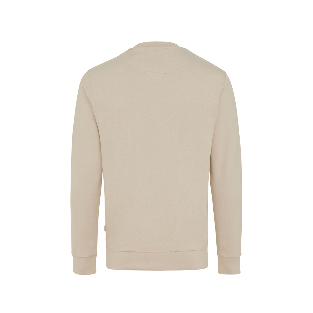 Sweat-shirt beige à manches longues vu de dos