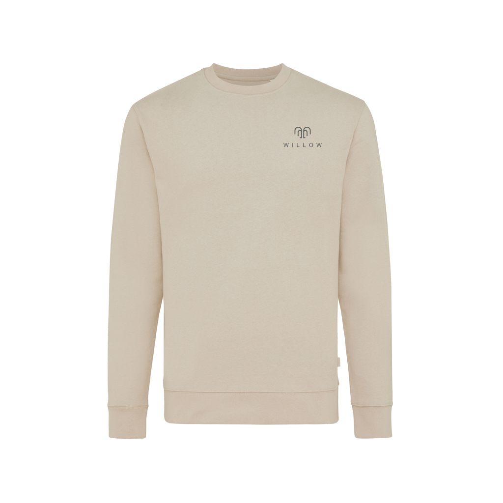 Sweat beige unisexe à col rond