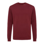 Sweat-shirt bordeaux à manches longues unisexe