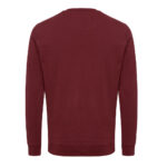 Sweat-shirt bordeaux à manches longues vu de dos
