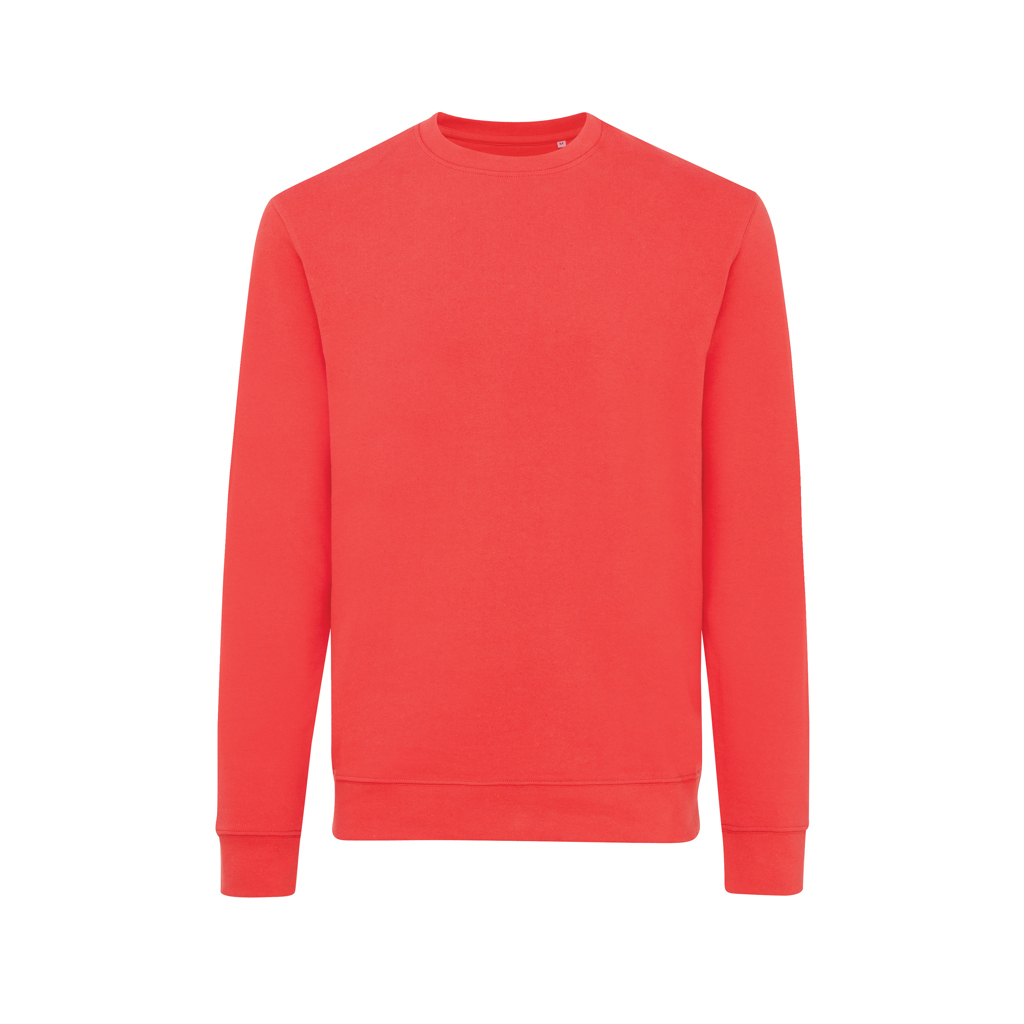 Sweat-shirt rouge à manches longues unisexe