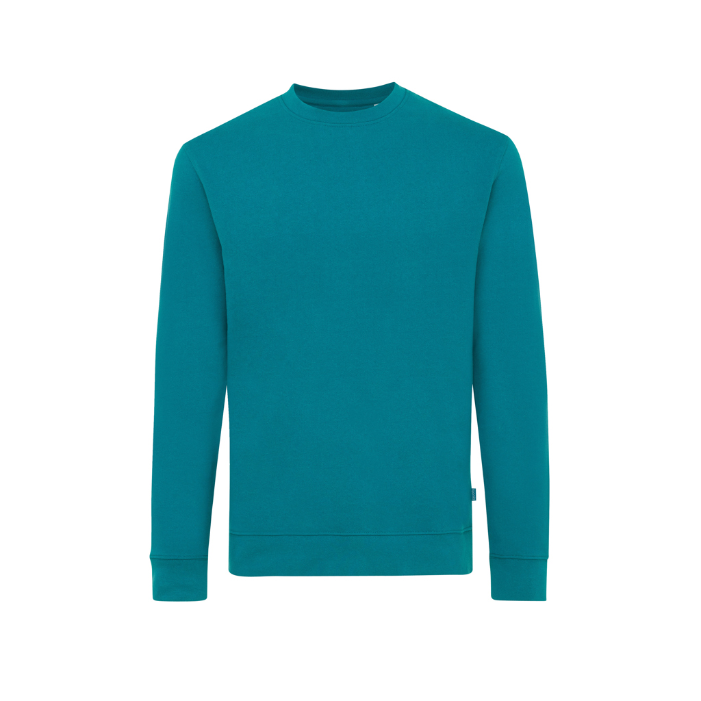 Sweat-shirt bleu turquoise à manches longues