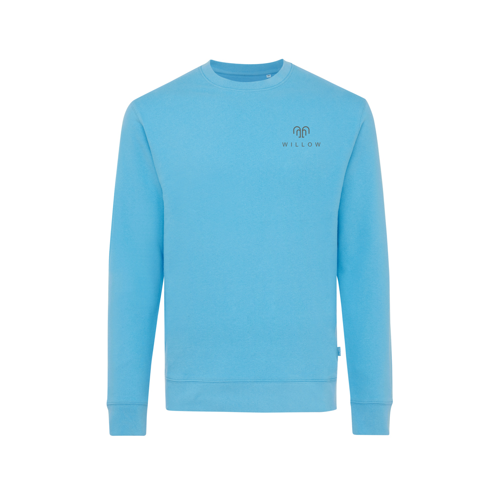 Sweat-shirt bleu clair à col rond Willow