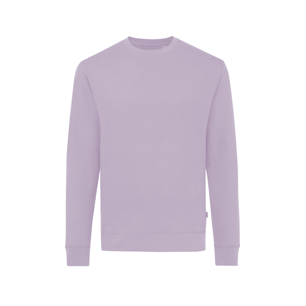 Sweat-shirt uni lavande à manches longues