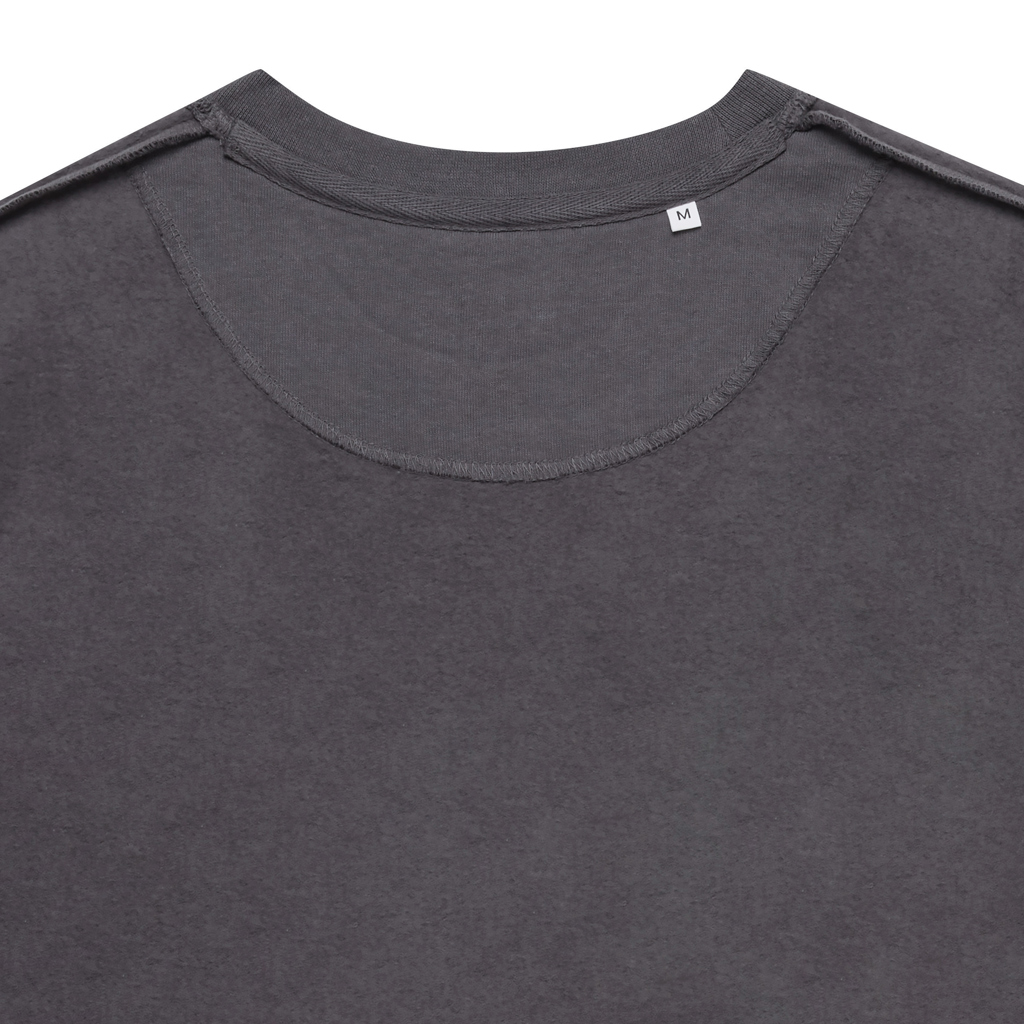 Col de t-shirt gris taille M