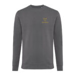 Sweat-shirt gris à logo doré Reevers