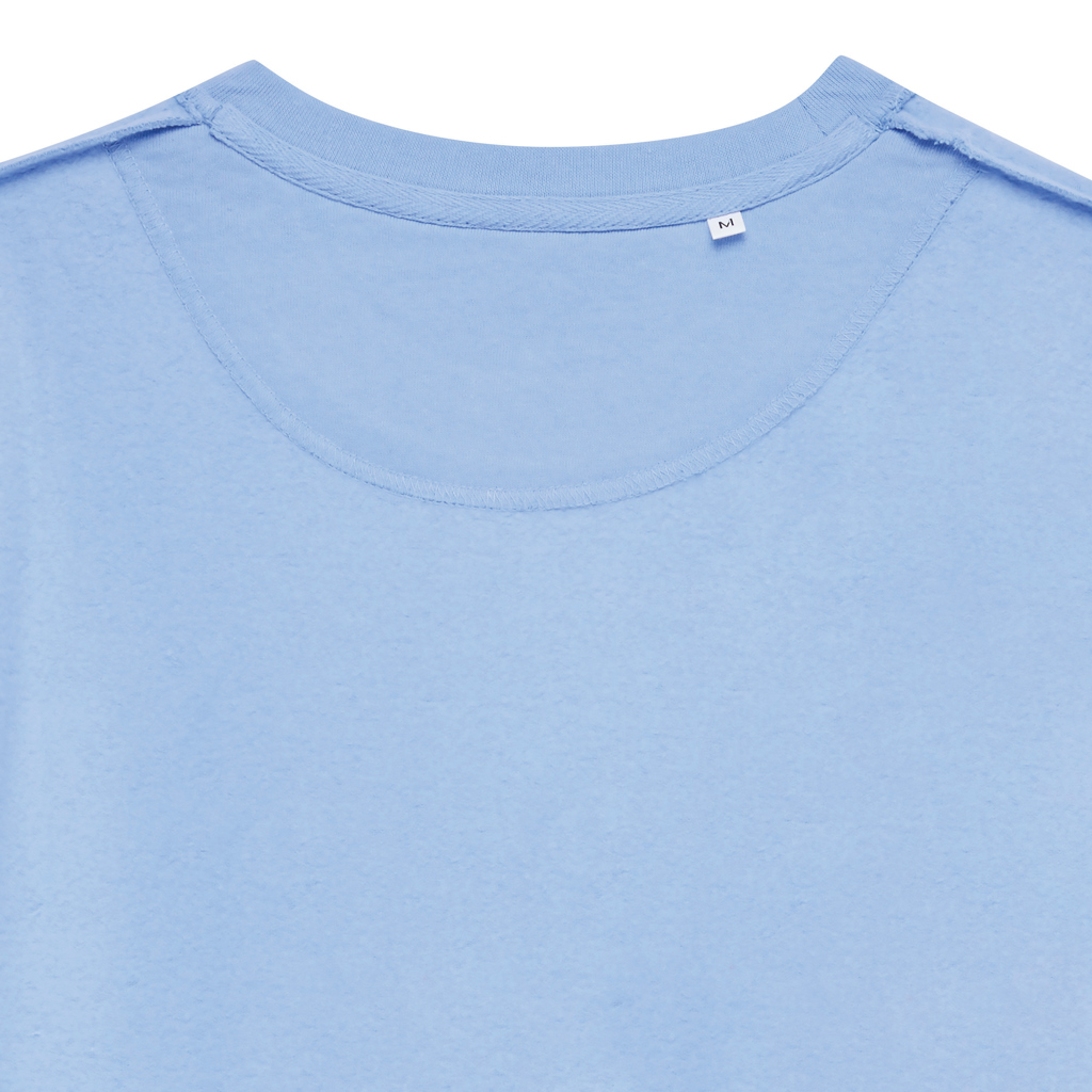 T-shirt bleu clair à col rond