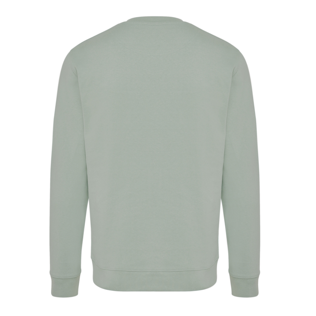 Dos de sweat-shirt vert clair unisexe