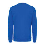 Sweat-shirt bleu uni vu de dos