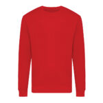 Sweat-shirt rouge à manches longues unisexe